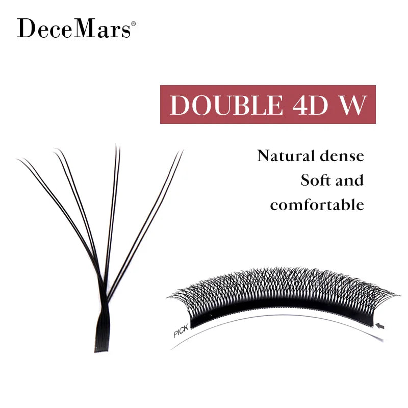 DeceMars 8D W Shaped Eyelash Extension Tray | Salon-Grade Volume Lashes