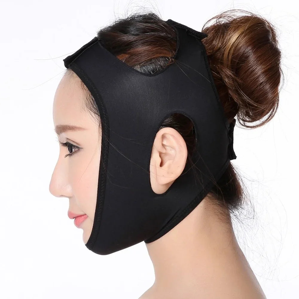 Elastic Face Slimming Bandage | V Line Face Shaper for Chin and Cheek Lift