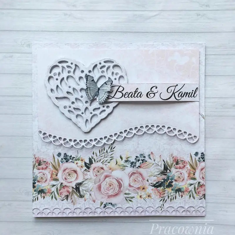 Lace Edge Border Metal Cutting Dies | Scrapbooking Craft Stencil