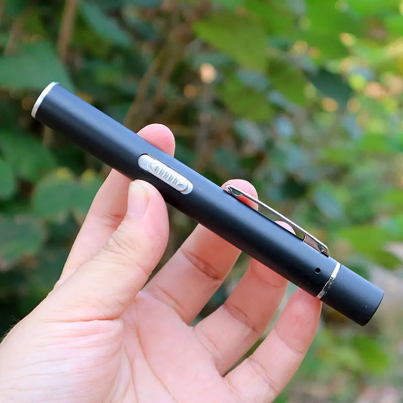 Rechargeable LED Medical Pen Light | Dual Color Temperature Stainless Steel Flashlight