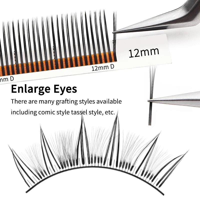 Winky Beauty 5D Flora Lashes 0.07mm Easy Fan Eyelash Extensions | Premade Volume 12 Rows