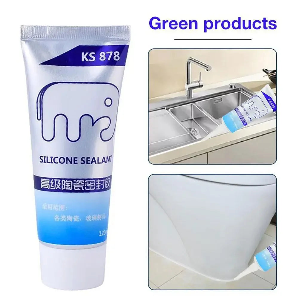 Waterproof Tile Repair Filler | Ceramic Tile Grout and Seam Sealer for Kitchen and Bathroom