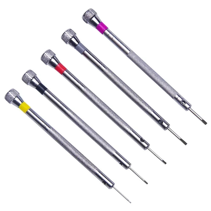 0.8-1.6mm Steel Screwdriver Set for Watch Repair | Portable Watch Band Removal Tool with Mini Link Pins