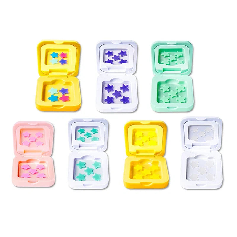 Star Shaped Hydrocolloid Acne Patches | Invisible Pimple Stickers with Mirror
