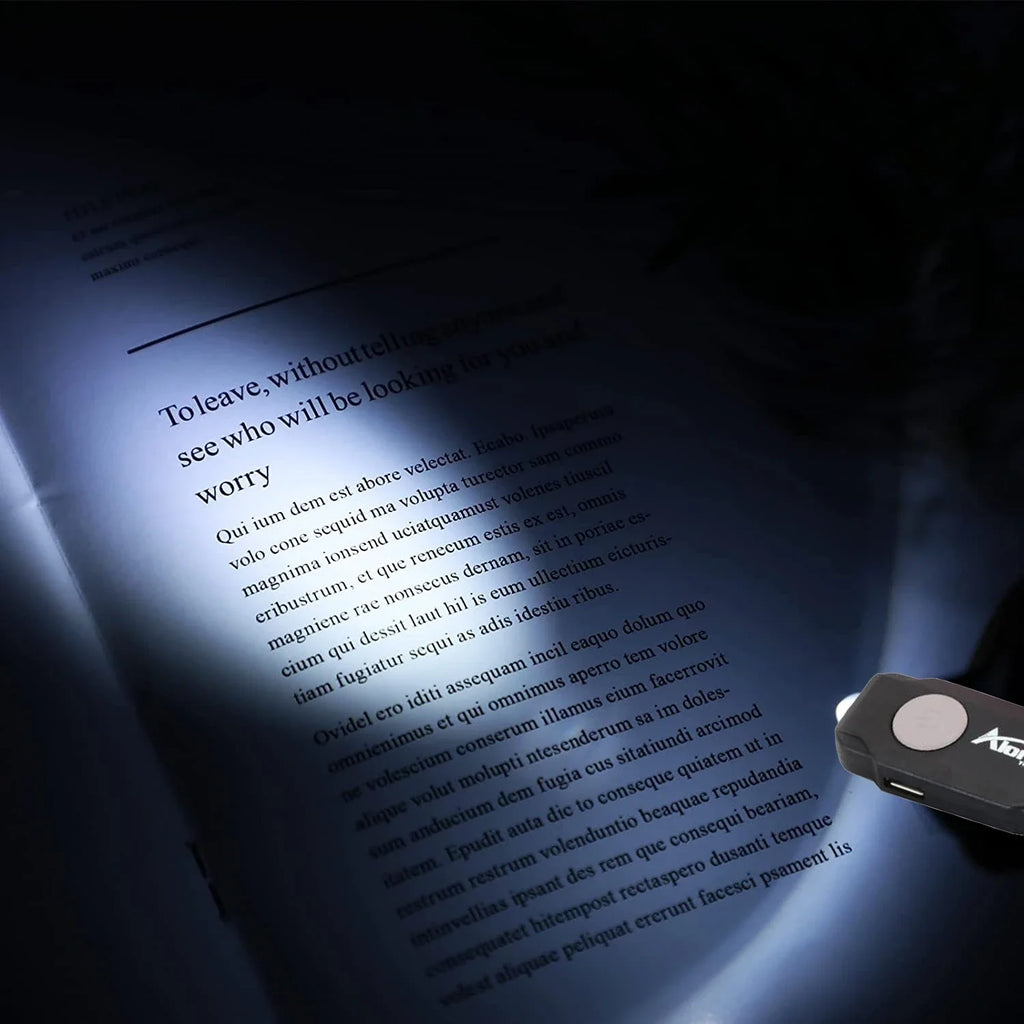 Mini LED Keychain Light | USB Rechargeable Compact Flashlight
