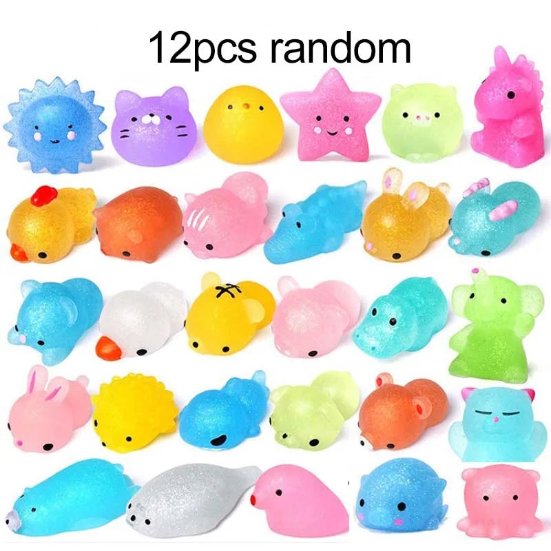 Cute Squishy Fidget Toy | Kawaii Mochi Cat Stress Reliever for Kids and Adults