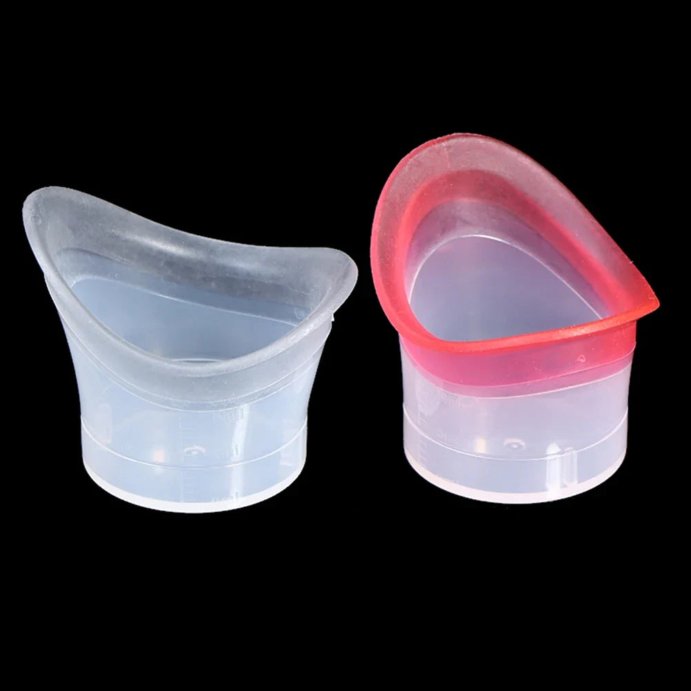 2pcs Silicone Eyewash Cup | Soft Reusable Eye Bath Cup for All Ages