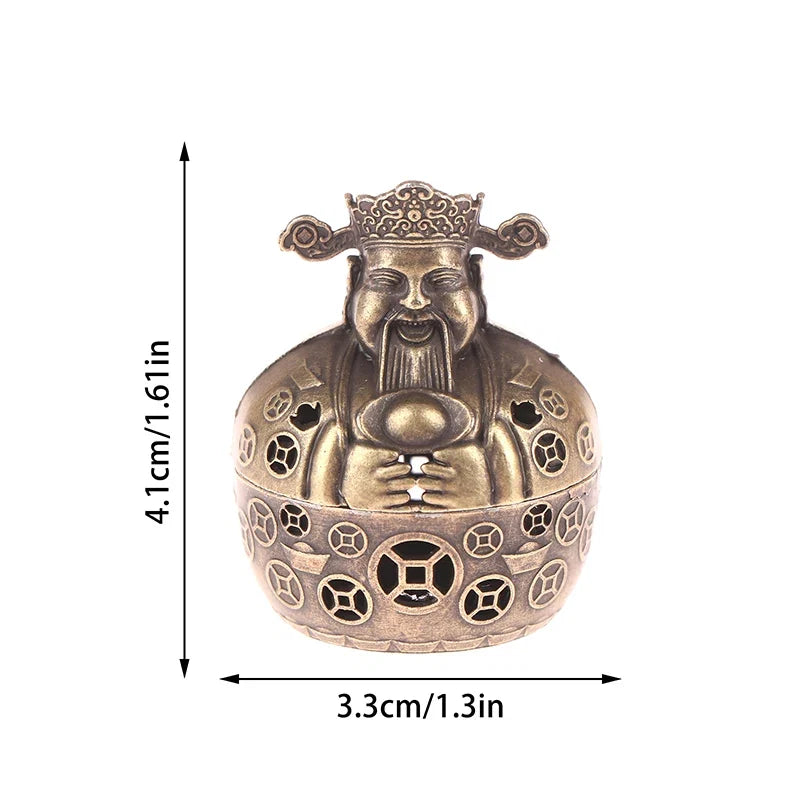 Elephant Lotus Incense Burner | Metal Incense Holder for Yoga Meditation