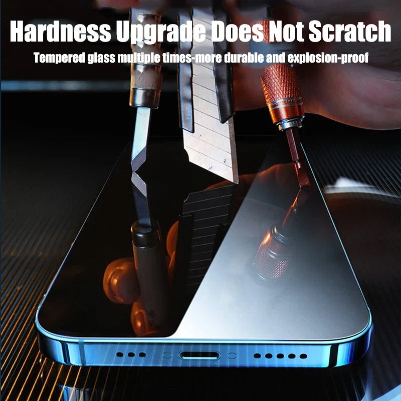 4PCS Tempered Glass for iPhone 11 12 13 14 15 16 Pro Max XR X XS Screen Protector on for iPhone 12 13 Mini 7 8 6 Plus SE Glass