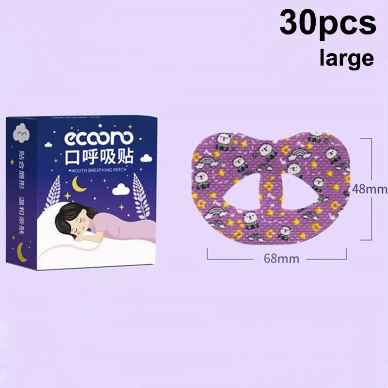 Anti Snoring Nose Strips & Mouth Tape for Better Sleep | 30 Patches