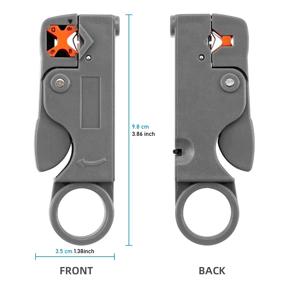 Wire Stripping Pliers with Hex Wrench | Coaxial Cable Decrustation Tool