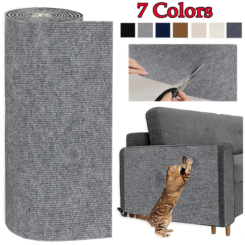 Anti Cat Scratch Sofa Protector | Self Adhesive Carpet Scratch Pad for Cats