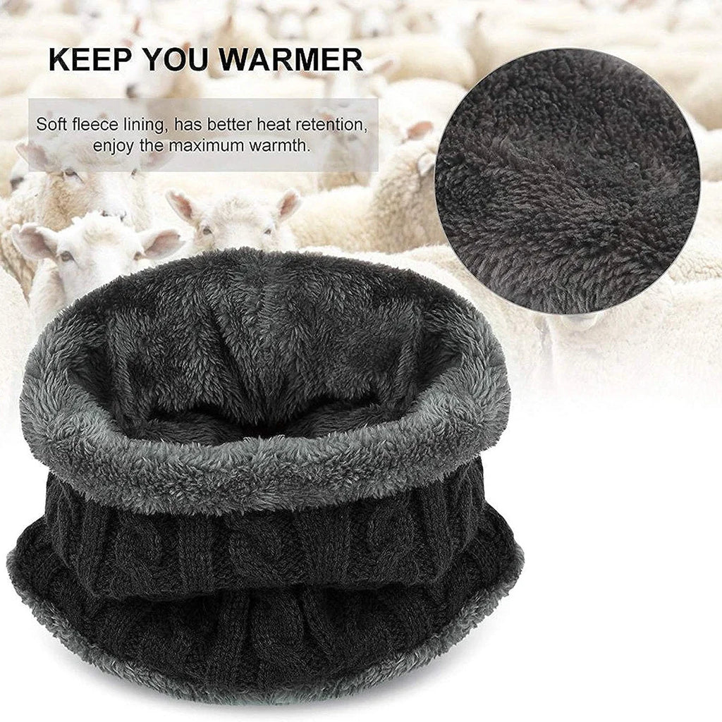 Children Winter Knit Hat and Scarf Set | Warm Unisex Accessory