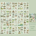 Mr Paper 20Pcs/book Teenage Travelling Decorative Sticker Book | Four Seasons DIY Calendar Diary