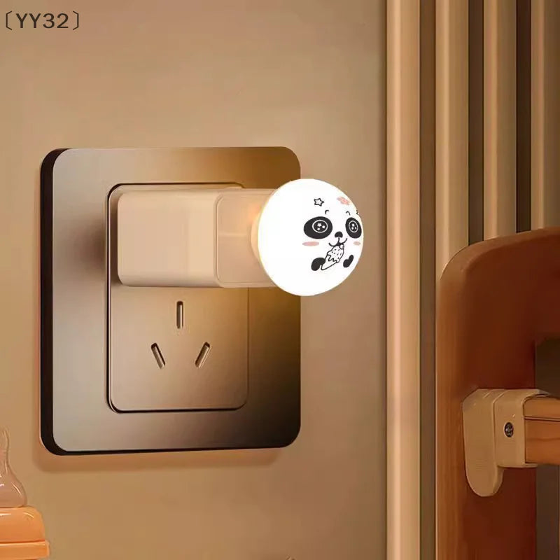 USB Panda Smart Voice Control Night Light | AI-Enabled Bedside and Camping Lamp