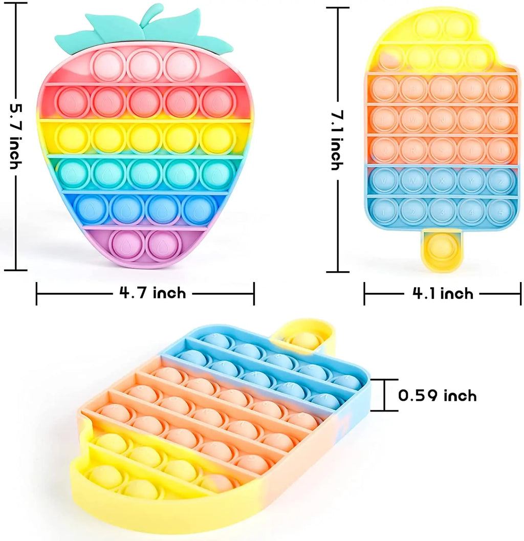 Animal Pop Bubble Fidget Toy | Push Sensory Stress Relief Game