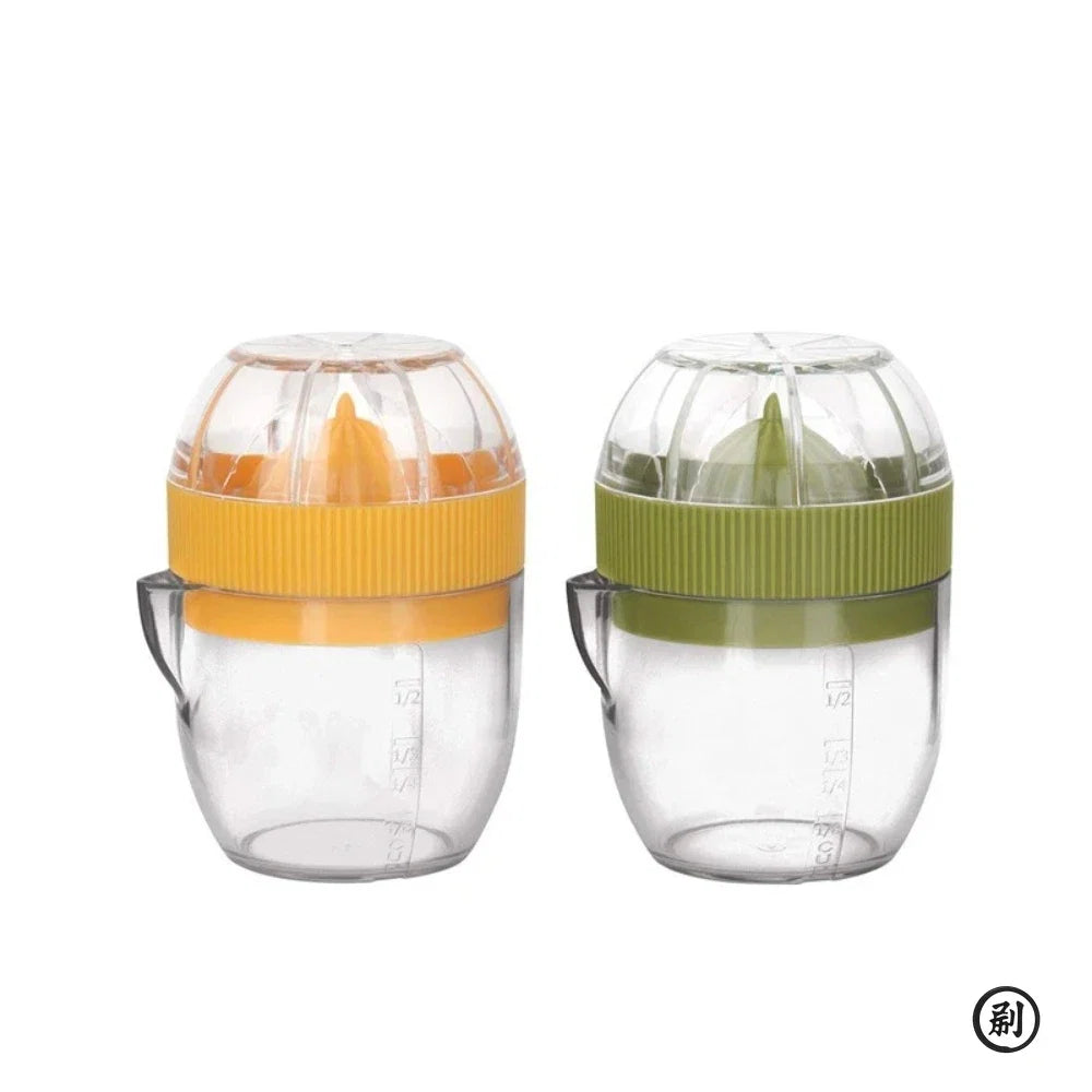Manual Citrus Juicer with Lid | No Mess Lemon Squeezer for Fresh Juice