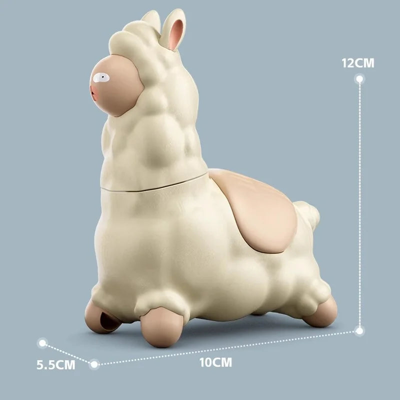 Shaking Head Alpaca Pressing Water Toy | Cute Desktop Water Gun for Kids Outdoor Games