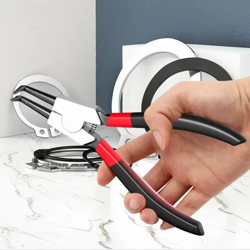 5-In Circlip Pliers | Dual-Purpose Retaining Ring Pliers for Internal and External Snap Rings