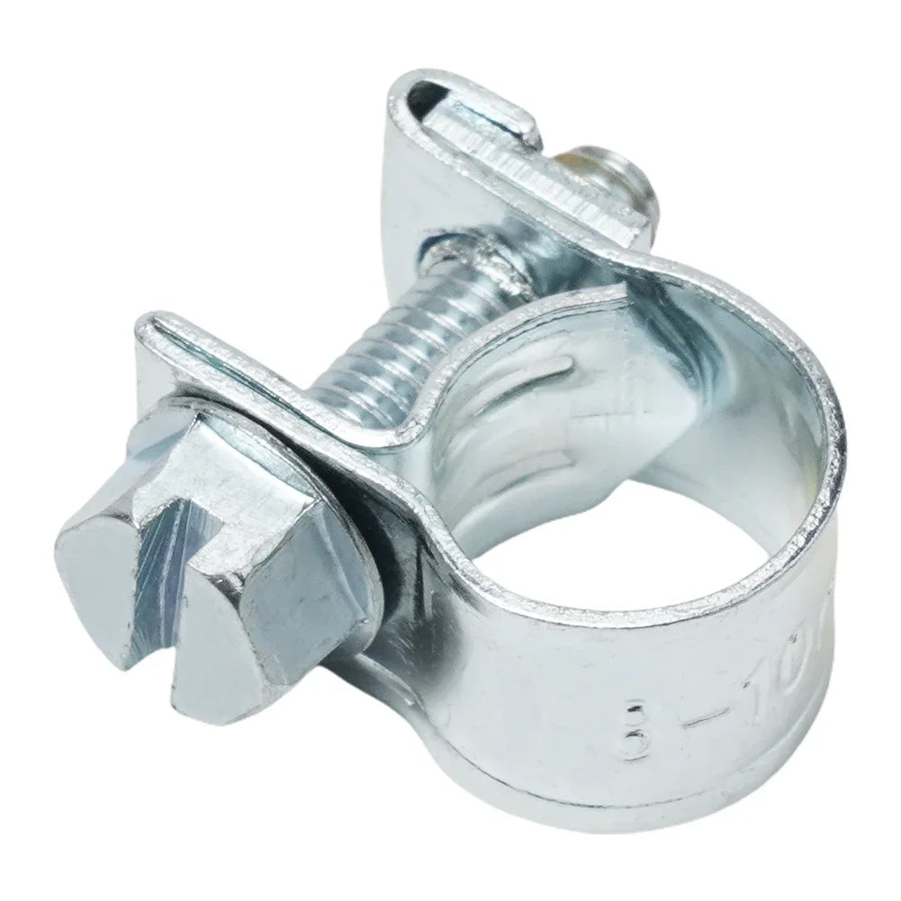 10pcs Stainless Steel Hose Clamp Set | Secure Pipe and Fuel Line Clips