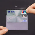 Transparent PVC ID Card Holder | Waterproof Credit Card Protector Pouch
