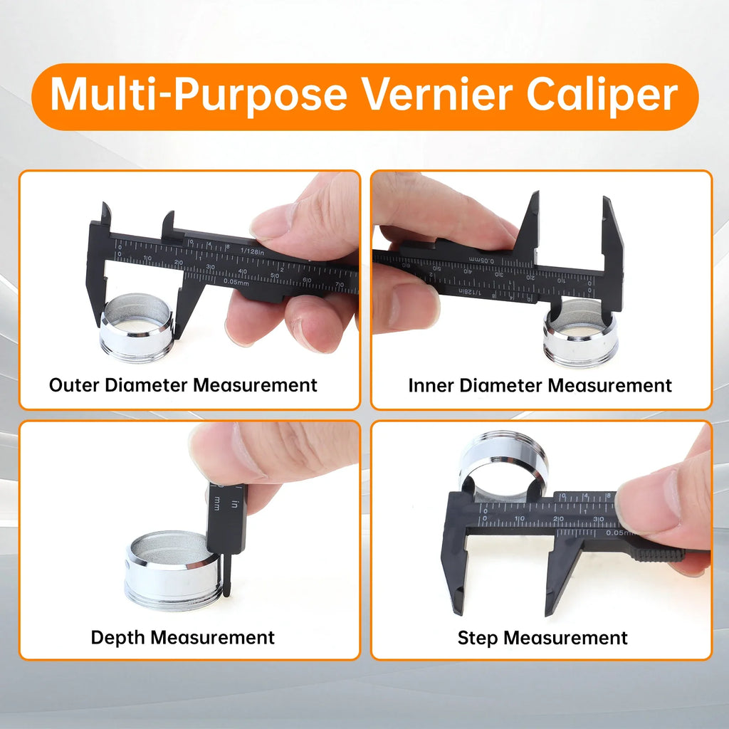 Mini Vernier Caliper 0-80mm | Portable Metric Imperial Measuring Tool