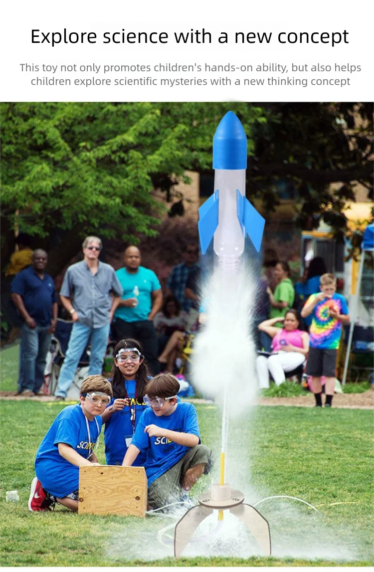 DIY Rocket Sprinkler Toy | Outdoor Water Splash Science Kit