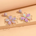 Bohemian Flower Drop Earrings | Handmade Summer Jewelry for Women