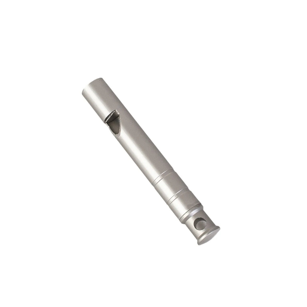 Ultralight Titanium Emergency Whistle with Cord | Outdoor Survival Safety Tool