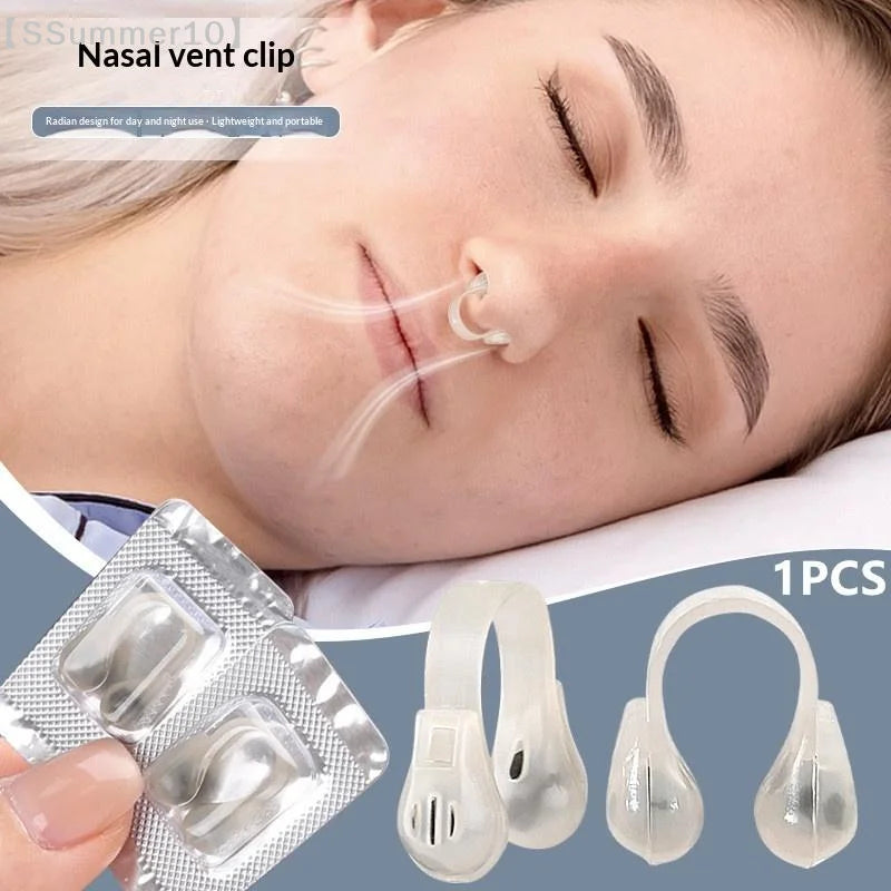 Silicone Nasal Dilator Stop Snoring Clip | Easy Breath Nose Aid for Better Sleep and Sports