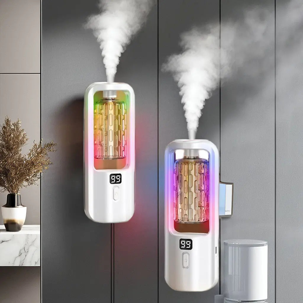 50ml Wall Mounted Aroma Diffuser with Time Setting | USB Rechargeable Air Freshener