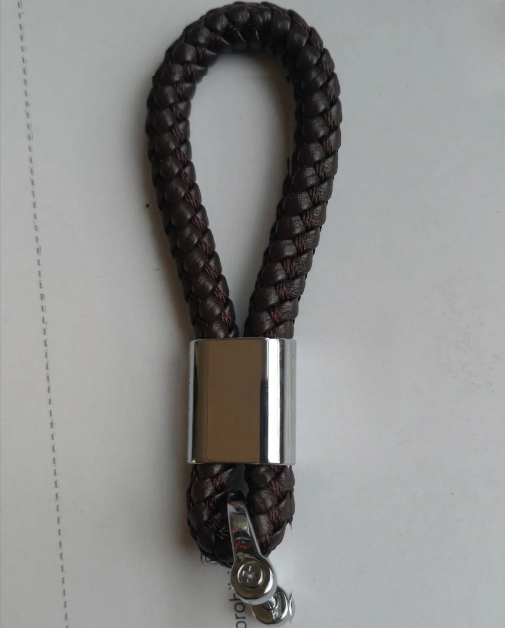 Detachable Leather Car Keychain | 360 Degree Rotating Metal Key Ring for Honda Audi BMW