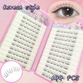 Self Adhesive False Eyelashes No Glue Needed | K-pop 2.0 Style Natural Long Cluster Lashes