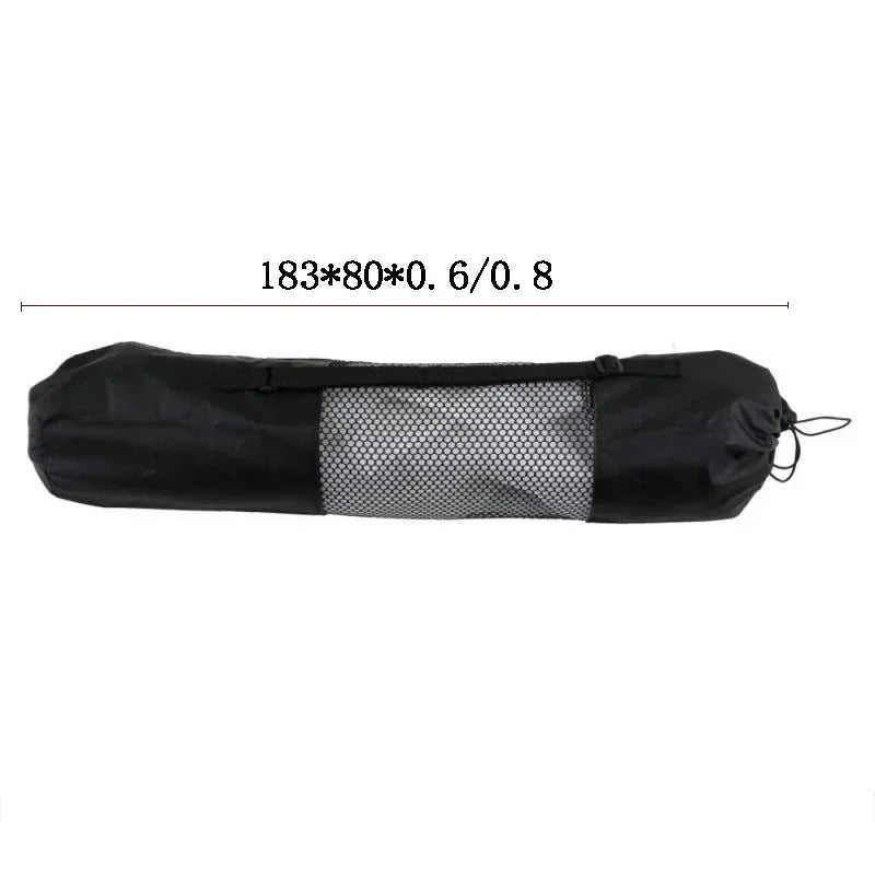 Nylon Yoga Mat Bag | Adjustable Strap Carrier for Pilates and Fitness