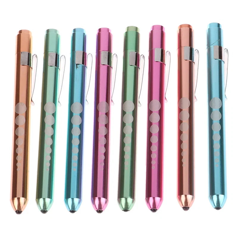 LED Medical Penlight with Pupil Gauge | Reusable Pocket Flashlight for Nurses and Doctors