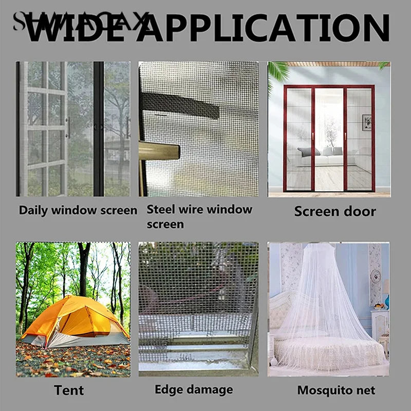 5/10cm Window Mosquito Net Repair Tape | Self-Adhesive Screen Patch for Holes