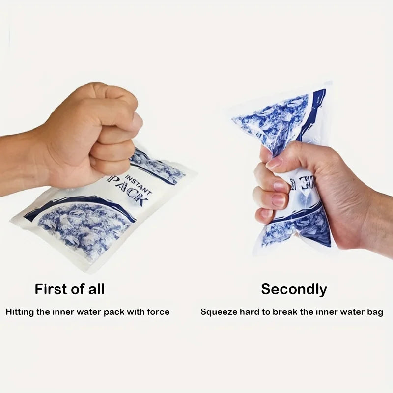 Instant Cold Pack Disposable Ice Packs for Injuries Swelling Inflammation | First Aid Kit Essential