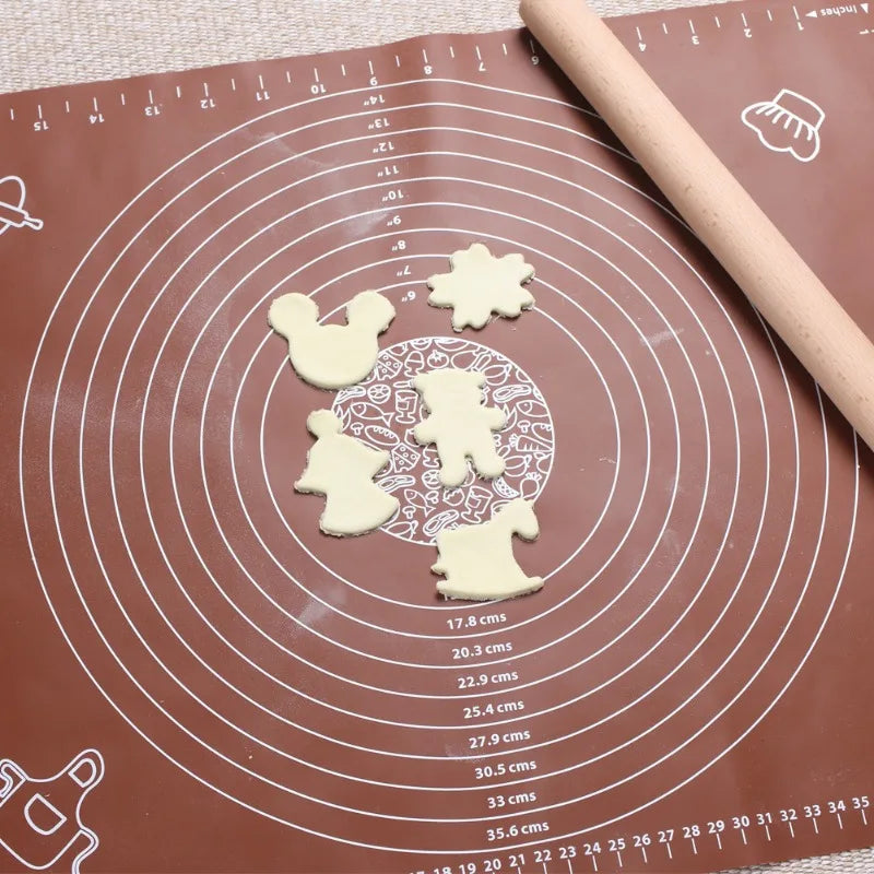 Large Silicone Pastry Mat | Non-Stick Dough Rolling Board
