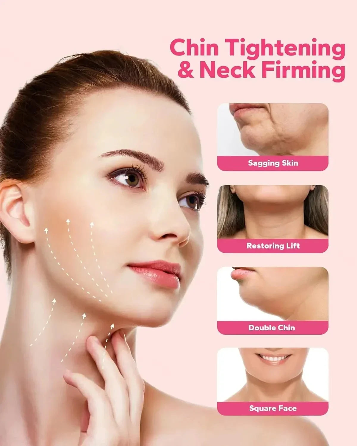 V Face Lifting Strap | Double Chin Slimming Band for Jawline Contouring