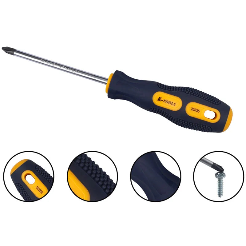 6 in 1 Magnetic Screwdriver Set | PH0 PH1 PH2 Phillips and Slotted Screw Driver