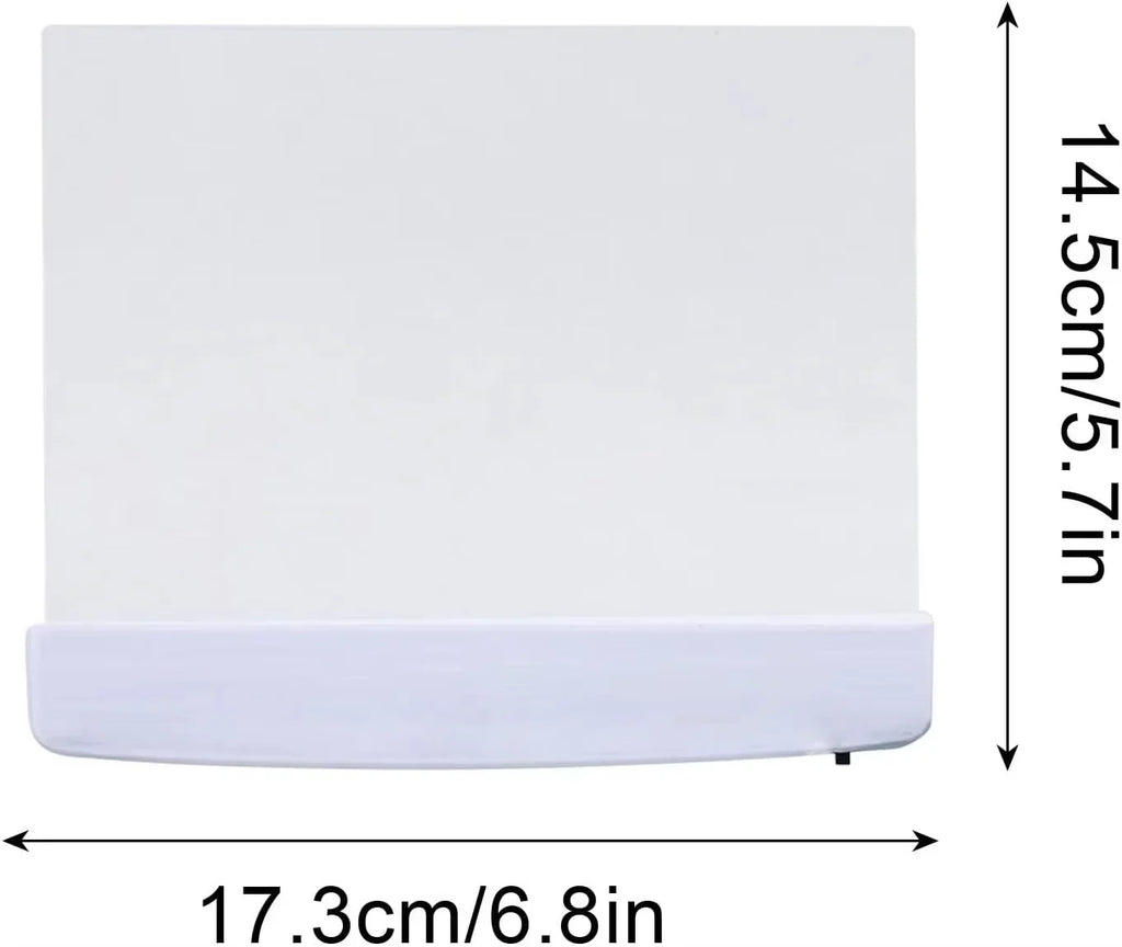 Flat Panel LED Book Light | Eye-Caring Portable Reading Lamp for Bed Travel