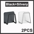 Kitchen Sponge Holder 2-Pack | Wall-Mounted Stainless Steel Dishcloth Rack