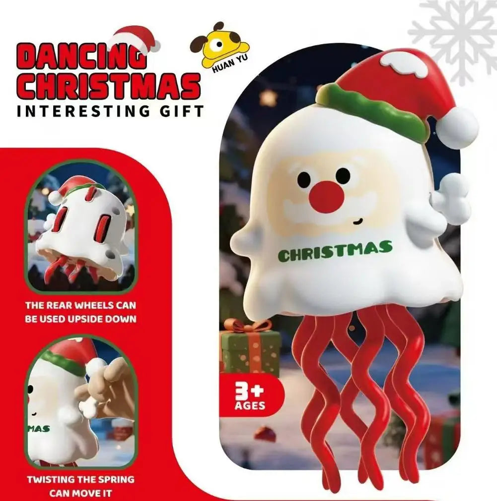 Mini Wind-Up Dancing Ghost Toy | Halloween Christmas Party Favor