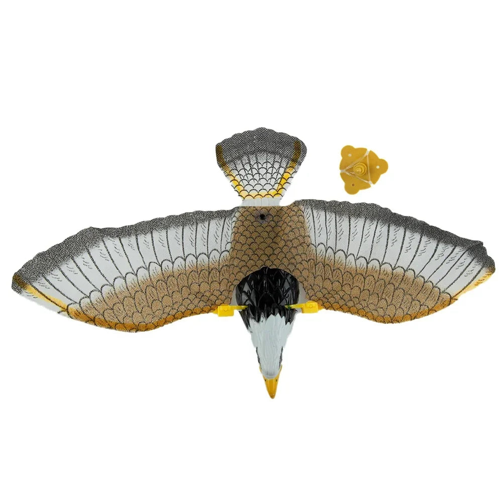 Hanging Falcon Bird Deterrent | Garden Decoy to Repel Birds and Protect Plants