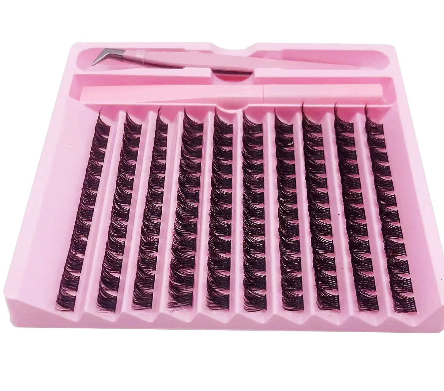 DIY Cluster Lashes 120pcs | Natural PBT Material 2-in-1 Set