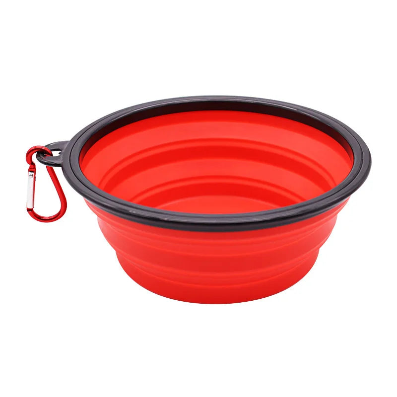 Portable Foldable Dog Bowl | Soft Silicone Travel Bowl for Food and Water