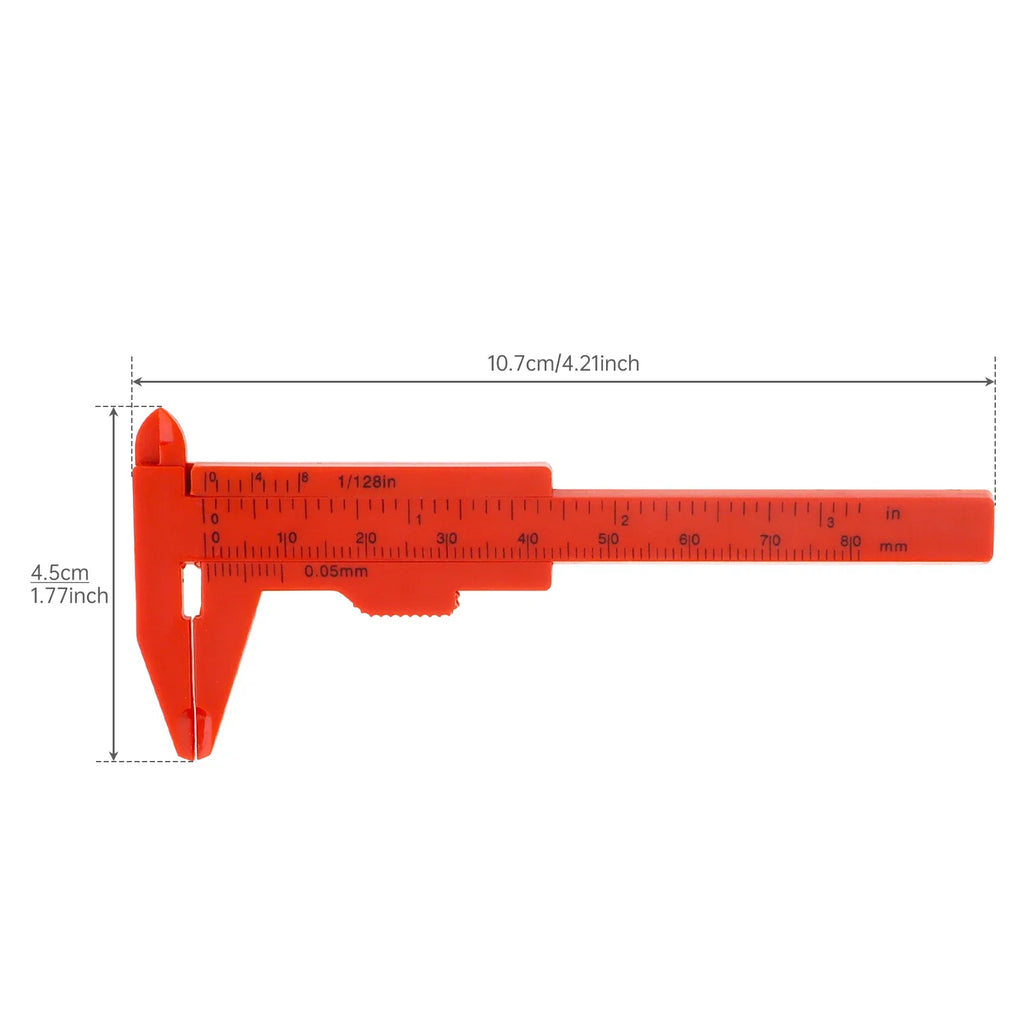 Mini Vernier Caliper 0-80mm | Portable Metric Imperial Measuring Tool