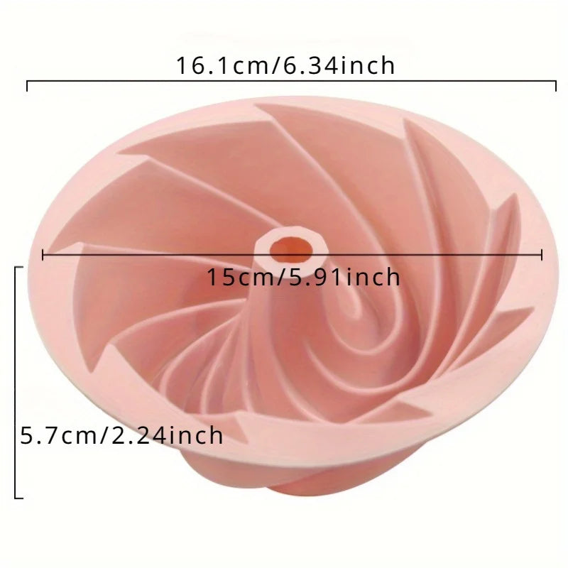 1Pc Silicone Cake Baking Molds | Nonstick Pan for Mousse, Gelatin & Baking