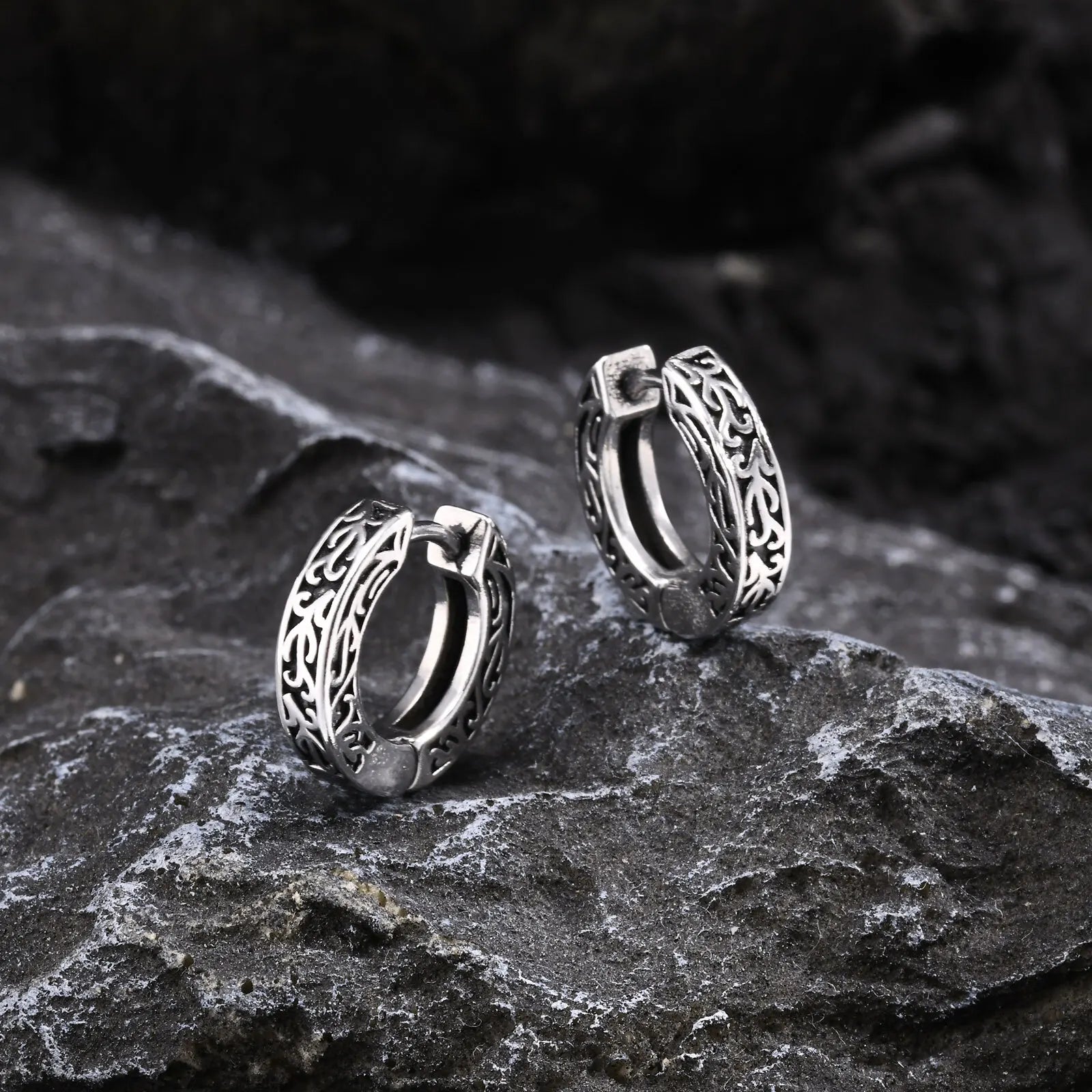 Stainless Steel Small Hoop Earrings for Men | Hypoallergenic Huggies