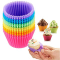 12-Piece Silicone Cupcake Mold Set | Non-Stick Baking Cups for Muffins and Cakes